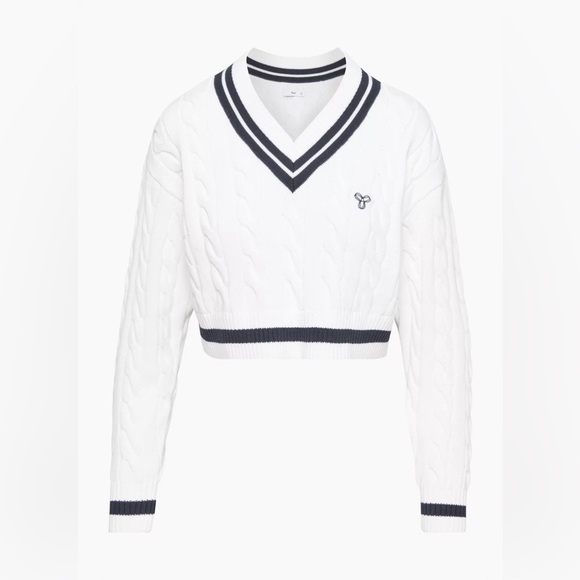 TNA Sweaters - TNA CLAY CROPPED SWEATER (Aritzia)